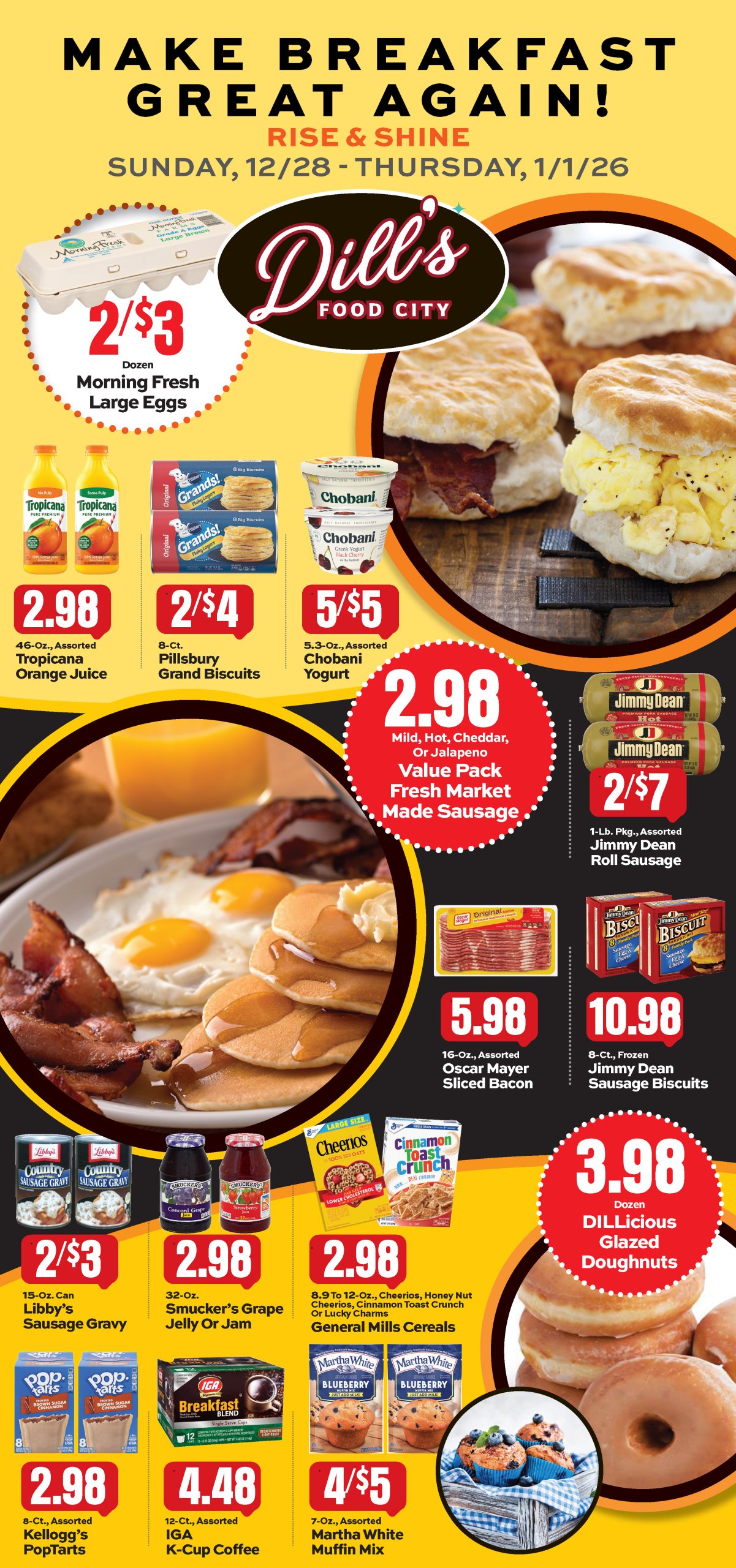Rise & Shine savings—tap to view coupons